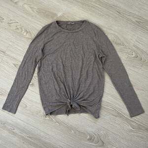 Soprano long sleeve front tie blouse